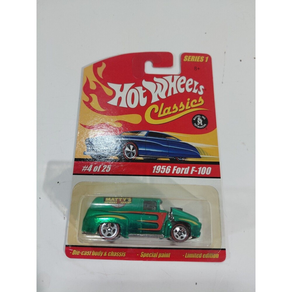 NIP Hot Wheels Classics Series 1 1:64 Die Cast 1956 Ford F-100 Panel Truck